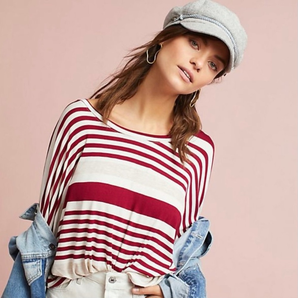 Anthropologie Pure+Good Striped Top XS